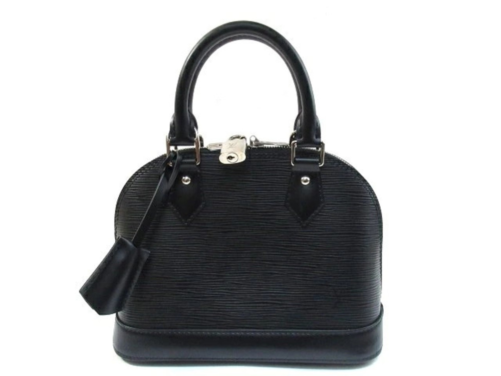 LOUIS VUITTON Alma Shoulder Bag Epi Leather Strap